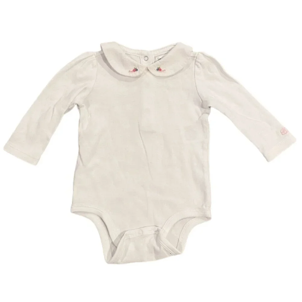 Ralph Lauren 3m Floral Romper & Collared Bodysuit Set